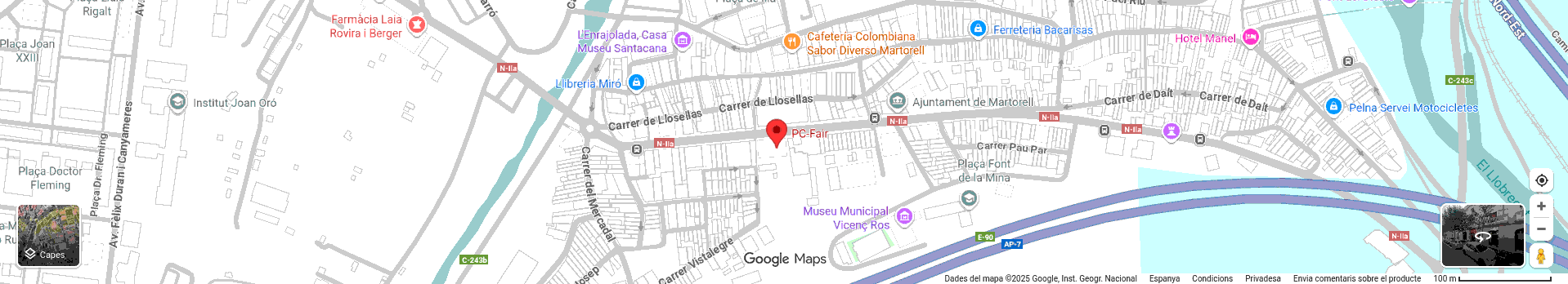 Vista prèvia del mapa